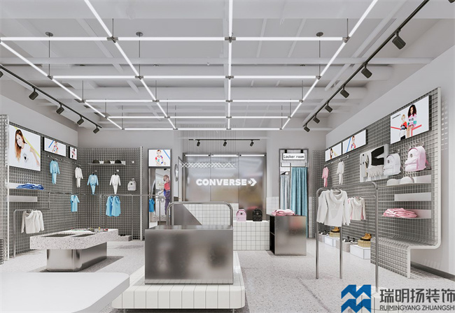 童裝店裝修設(shè)計(jì)效果圖-CONVERSE童裝店