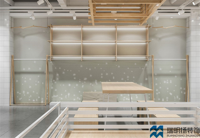 童裝店裝修設(shè)計效果圖-小清新童裝店設(shè)計